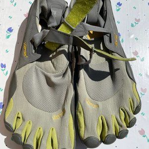 Vibram Five Fingers Men's Gray Barefoot Running Athletic Shoes Size 46